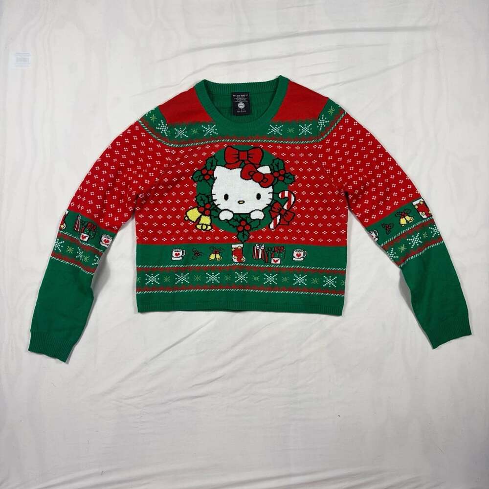 Hello Kitty And Friends Christmas Holiday Ugly Sweater Women's Size L